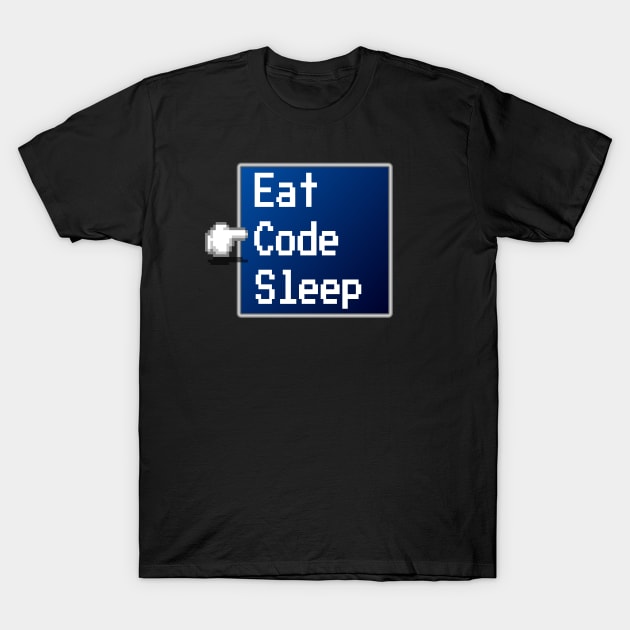 Eat Code Sleep Selection T-Shirt by Bruce Brotherton